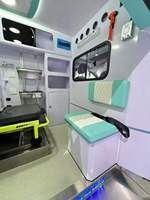 I-VECO Juxing Ambulance médicale de sauvetage électrique pure pour transfert de patients en soins intensifs, avec interface médicale RHD pour hôpitaux et véhicules de secours