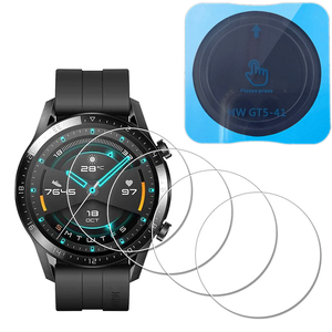 Protecteur d'écran pour <span class=keywords><strong>HUAWEI</strong></span> <span class=keywords><strong>Watch</strong></span> <span class=keywords><strong>GT</strong></span> <span class=keywords><strong>2</strong></span> 5 <span class=keywords><strong>Pro</strong></span> 46MM en verre trempé montre intelligente 9H sans bulles Installation facile - Product Image 1