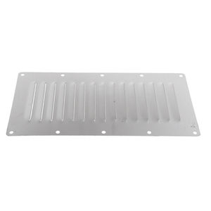 Grille d'aération rectangulaire en acier inoxydable 228x127mm, fixation par vis pour ventilation marine de bateau - Product Image 3