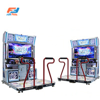 Machine d'arcade commerciale Pump It Up Phoenix Dance Simulator, borne de jeu de rythme à pédalier à monnayeur