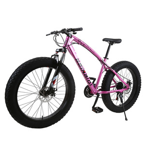 Bicicletta Ibrida da Montagna con Freni a Disco e Pneumatici Larghi, 21 Velocità, Telaio in Acciaio al Carbonio, Forcella Ammortizzata per Adulti, Prezzo di Fabbrica Cinese - Product Image 6
