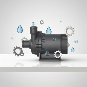 Pompe à eau 12V silencieuse et automatique pour hydroponie, puits profond, piscine, avec booster intelligent, moteur sans balais, hydraulique, faible pression d'<span class=keywords><strong>air</strong></span>, pour CPU - Product Image 1