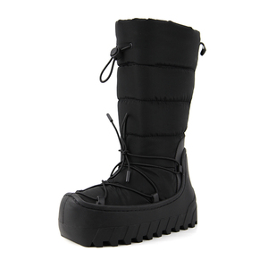 Botas de Invierno Negras Desmontables con Plataforma y Peluche, Antideslizantes, de la Mejor Calidad - Product Image 1