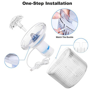 Fontaine à eau automatique pour chat et chien avec filtre circulant de 180 mm, abreuvoir pour animaux détachable avec capteur intelligent - Product Image 2