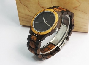 Hạt gỗ tự nhiên mặt quay số đồng hồ gỗ tự nhiên phụ nữ - Product Image 6