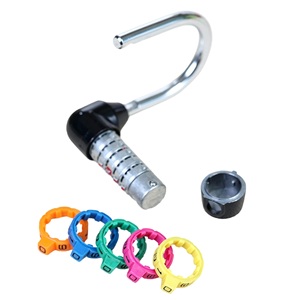 <span class=keywords><strong>Candado</strong></span> de Combinación en U con Carcasa de Aleación de Zinc Duradera, 5 Dígitos, <span class=keywords><strong>Candado</strong></span> de Seguridad al por Mayor para Maletas, Fábricas, Portones, Bicicletas y Cestas - Product Image 4