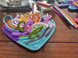 Juguete Sensorial de Silicona Silencioso para Adultos, para la Oficina, para Aliviar el Estrés y la Ansiedad, Tablero de Actividades Sensoriales - Product Image 6