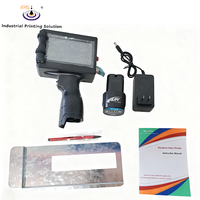Imprimante jet d'encre portable IPS-8HH127 pour codes-barres et dates de péremption, blanche, pour bouteilles, canettes, codes QR