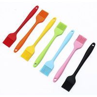 Outils de pâtisserie et de barbecue prêts à être expédiés, personnalisables, brosse en silicone de qualité alimentaire de 21 cm, brosse à huile pour la pâtisserie DIY