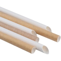 Pailles en papier pointues Yaoshi colorées, jetables, biodégradables, écologiques, compostables, pour boissons Boba, usage festif, bars, personnalisables