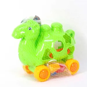 Yeni eğitim deve yapı taşı oyuncak hayvan sürükle oyuncaklar plastik blok