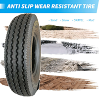 Ban Motor Custom Pabrik 400-8 T15 Self-Cleaning Tread 8PR untuk Motorcross, Cocok untuk Jalur Tropis Berlumpur, Safari, dan Perjalanan Raid