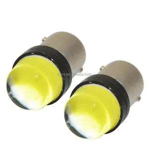 RED YELLOW DC 12V led bulbs1156 break and turn light high power P21W COB LED Strobe Driving Light White Stop Light Leds BA15S