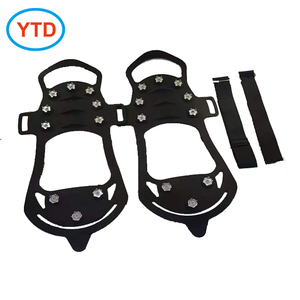 Scarpe portatili resistenti Anti-ghiaccio pinze con punte in metallo per escursioni invernali all'aperto e ramponi da neve - Product Image 6