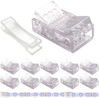 Câble de faisceau de câbles Connecteur simple SMD COB LED Plug 2 3 4 Pin Free Welding 5mm 8mm 10mm avec adaptateur 100mm Ip67 Transparent ABS