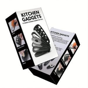 Nuevo Juego de Utensilios de Cocina de 6 Piezas de Acero Inoxidable para Cocinas Pequeñas, Operación Manual, Ahorro de Espacio - Product Image 1
