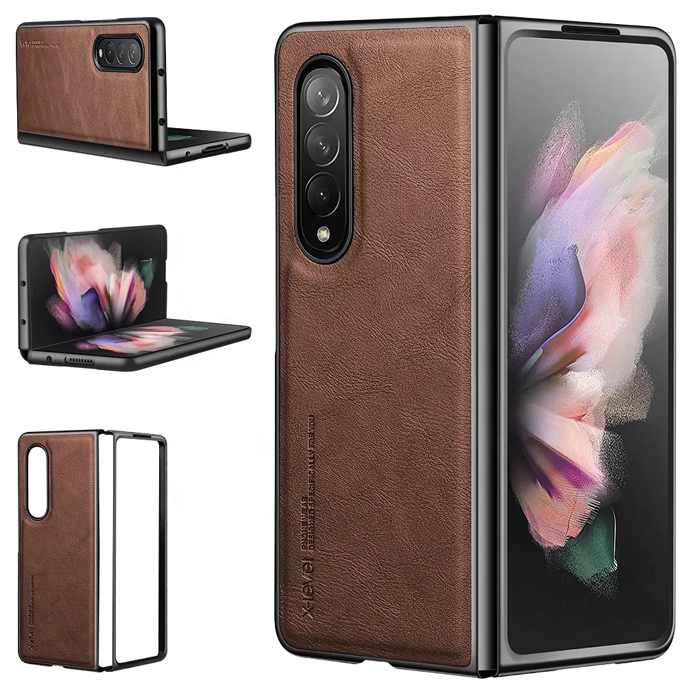 X-level Hot selling Mobile Phone Case for Samsung Galaxy Z Fold 4 Anti-fall All-inclusive Folding Screen Phone Protective Case