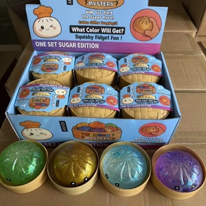 Lot de jouets Squishy en forme de pain vapeur, jouets anti-stress à presser, mignons et kawaii, cadeau fantaisie pour enfants et adultes - Product Image 3