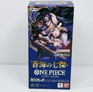 Caja Sellada Original <span class=keywords><strong>One</strong></span> <span class=keywords><strong>Piece</strong></span> Luffy OPCG Edición Japonesa OP-14 Canghai Seven Heroes Caja <span class=keywords><strong>de</strong></span> Regalo con Cartas Coleccionables - Product Image 1