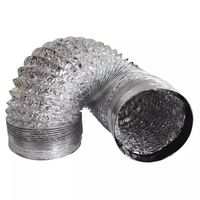 Tube de ventilation en aluminium de 6 mètres d'épaisseur Conduit de ventilation flexible Conduit de ventilation d'air Tube de ventilation