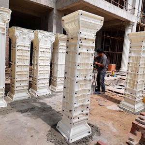 Heavy Duty Reusable <strong>Plastic</strong> Mold for Square Roman Concrete <strong>Pillars</strong> - DIY Garden &amp; Porch <strong>Columns</strong> - Product Image 2
