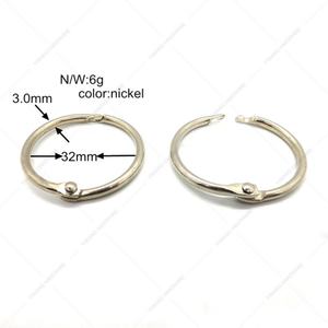 Anneaux de reliure pour livre EWANG de 1,2 pouce, argentés, pour cartes mémoire et cahiers - Product Image 3