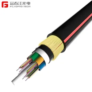FCJ Adss Telecommunication Use ADSS 24 Cores Single Mode Fiber Optic Cable