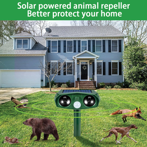 Chất lượng tốt nhất 5 chế độ cảm biến góc điều chỉnh siêu âm năng lượng mặt trời Powered Pest Control Animal <span class=keywords><strong>Repeller</strong></span> hiệu quả cho động vật gặm nhấm chim - Product Image 4