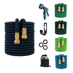 <span class=keywords><strong>Manguera</strong></span> de Jardín Extensible 3X, 15m 50FT, <span class=keywords><strong>con</strong></span> Conectores de Latón, Flexible, Retráctil, a Prueba de Fugas, <span class=keywords><strong>Manguera</strong></span> Mágica de Agua para Jardín - Product Image 6