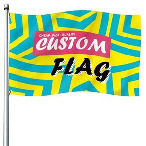 Banderas Personalizadas de Poliéster 100% con Sublimación de Tinta, de Alta Calidad, con Cualquier Tamaño, Logotipo y Diseño, en Oferta - Product Image 5