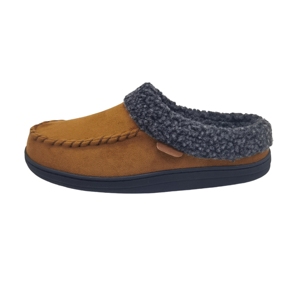Pantoufles en <span class=keywords><strong>cuir</strong></span> pour hommes, fabrication OEM ODM, pantoufles en fourrure de haute qualité pour adultes, pantoufles mocassins pour hommes - Product Image 5