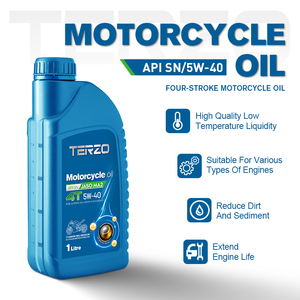 น้ำมันเครื่องมอเตอร์ไซค์ TERZO 4T 5W40 น้ำมันเครื่องสังเคราะห์แท้ API SN JASO MA2 สำหรับมอเตอร์ไซค์ขนาดไม่เกิน 750 ซีซี - Product Image 2