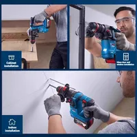 Marteau perforateur sans fil Bosch GBH 18V-18X, moteur sans balais 18V, ONECHUCK, perçage du béton 18 mm, puissance d'impact 1,5 J, outil électrique