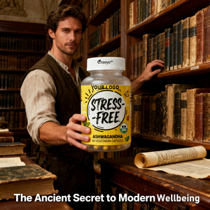 EUR US Hot Sale OEM/ODM Ashwagandha Cápsulas-600 mg Extrato de Ashwagandha para Adulto Energia & Stress Support - Vegan Não-OGM - Product Image 2