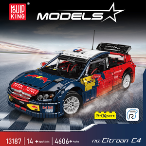 Mould King 13187 4606PCS Série Voitures Snow <span class=keywords><strong>C4</strong></span> Véhicule de Course Modèle de Blocs de Construction Jouet Éducatif Technique Cadeau de Fête - Product Image 2