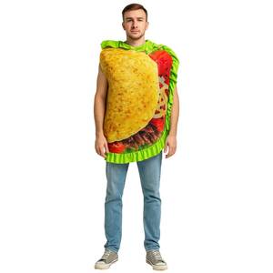 Disfraz de Taco para Halloween, Disfraz de Comida Mexicana para Adultos, Suministro Directo de Fábrica para Fiestas, Actuaciones en Escenario - Product Image 6