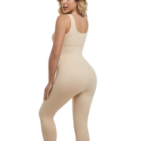 Body de Yoga taille longue pour femmes Corset en Spandex respirant Body Shaper Body Shapewear Compression Body