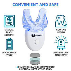 <span class=keywords><strong>Precio</strong></span> de fábrica, venta al por mayor, luz LED para blanquear los dientes para uso doméstico, blanquear los dientes, cuidado <span class=keywords><strong>dental</strong></span>, <span class=keywords><strong>blanqueamiento</strong></span> de dientes, luz LED, logotipo personalizado - Product Image 4