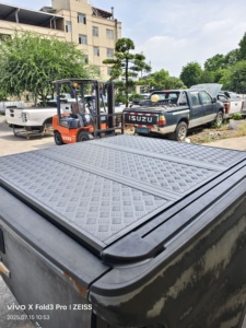 ฝาพับสามทบแบบเลื่อนทำจากอลูมิเนียมสำหรับ Chevrolet Colorado S-10แรงดันสูงกันลื่นฝาพับสามทบป้องกันการโจรกรรมฝาพับ - Product Image 2