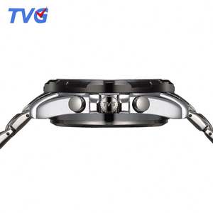 Relógio Digital Personalizado para Meninos TVG 579 Barato com Pulseira de Aço Exclusiva Duplo Display Calendário Cronômetro Relógio de Pulso Empresarial - Product Image 6