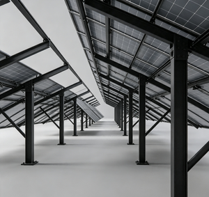 Structure de support de panneaux solaires PiPe GL-1078 pour solution de ferme solaire à grande échelle en Jordanie, installation facile et rapide, galvanisation à chaud - Product Image 2