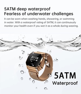 Montre connectée B7 avec écran OLED de 0,49 pouce, étanche 5 ATM, moniteur de fréquence cardiaque, moniteur d'oxygène sanguin, tracker d'activité physique pour hommes et femmes - Product Image 3
