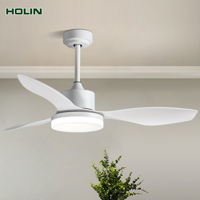 ABS 52inch 3 Blade Indoor Fan With Remote Control Ac Motor Ceiling Fan Light