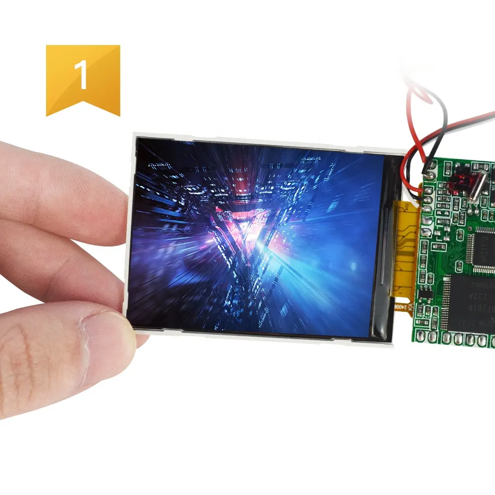 Square 240X320 resolution small 2.4 inch video display card tft lcd module