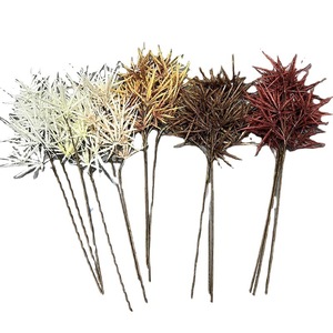 Plantes artificielles pour la décoration de la maison, bouquet de plantes d'érable en <span class=keywords><strong>pot</strong></span> pour la décoration de bureau et de jardin, fleurs artificielles synthétiques personnalisables - Product Image 5
