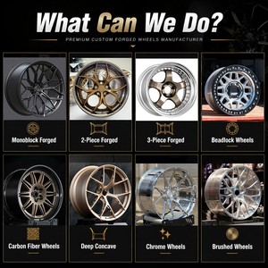 Rines de Auto Forjados Personalizados en Satin Bronze Concave WF CF.3-FF R 18 19 20 21 22 Pulgadas 5x112 5x120 5x114.3 para Audi BMW Benz VW - Product Image 5