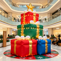 Boîte Cadeau Gonflable Géante de Noël en Gros – Modèle Gonflable pour Surprises d'Anniversaire et de Fêtes