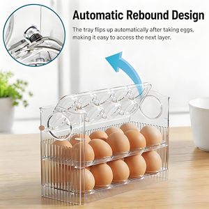 clear <b>Storage</b> <b>Bins</b> Bpa Free, Egg Holder Acrylic, Airtight Acrylic Food <b>Storage</b> Containers - Product Image 5