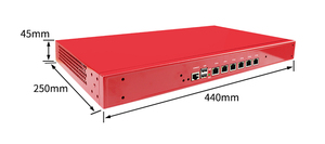 BKHD Firewall 1U personalizado <span class=keywords><strong>Intel</strong></span> <span class=keywords><strong>Atom</strong></span> <span class=keywords><strong>D525</strong></span> Pfsense Network Security AESNI VAN PN Router - Product Image 3