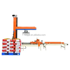 Industrial High Level Palletizer Fully Automatic Robot Palletizer Robotic Case Pall Stacker Machine For Stacking
